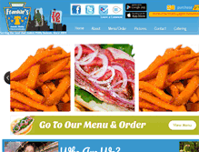 Tablet Screenshot of frankiescheesesteaks.com